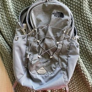 BRAND NEW GREY NORTH FACE BACKPACK